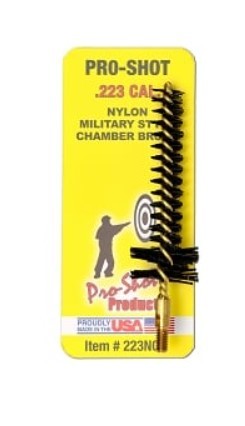 PROSHOT .223 CAL. / 5.56MM MILITARY STYLE NYLON CHAMBER BRUSH 223NCH - Taurus Savings